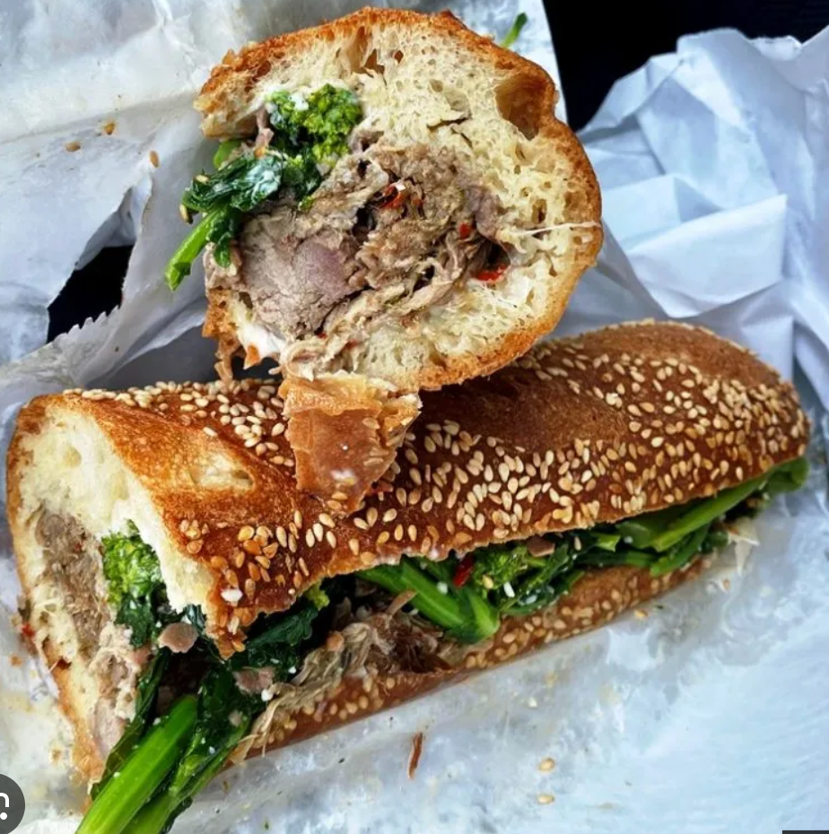 Artisan sandwiches and focaccia at Ideal's Sandwich and Grocery
